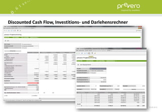 Discounted Cash Flow, Investitions- und Darlehensrechner




                                                           39...