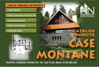 Planuri complete   case montane - 150 proiecte
