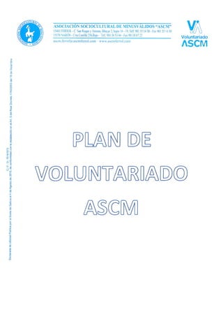 Plan
Voluntariado
2015
 