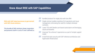Sap Rise Support Model Embrace the Cloud On Your Terms with RISE with SAP | PPTX