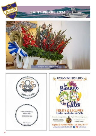 4
SAINT-PIERRE 2024
Barque du Saint-Pierre
 
