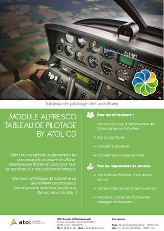 Module Alfresco Tableau de pilotage by Atol CD