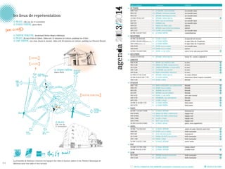 44
LE PALACE
138, rue du
11 novembre
les lieux de représentation
LE PALACE, 138, rue du 11 novembre
LE STUDIO-THÉÂTRE, place Foch
LE THÉÂTRE MUNICIPAL, boulevard Victor Hugo à Béthune
LE PALACE, 39 rue d’Aire à Lillers, 12km soit 15 minutes en voiture, parking rue d’Aire
LE CINÉ-THÉÂTRE, rue Jean Jaurès à Auchel, 15km soit 20 minutes en voiture, parking rue Florent Évrard
THÉÂTRE MUNICIPAL
AUCHEL
LILLERS
LE STUDIO-THÉÂTRE
place Foch
La Comédie de Béthune remercie les équipes des villes d’Auchel, Lillers et du Théâtre Municipal de
Béthune pour leur aide et leur accueil.
DATE ET HORAIRE LIEU/SALLE SPECTACLE
OCTOBRE
MAR 1ER
OCT 19H LA COUTURE / LIEUX À DÉTERMINER un monde sans
MER 2 OCT 14H30 BÉTHUNE / CENTRE ROSA LUXEMBURG un monde sans
MER 2 OCT 19H BÉTHUNE / MÉDIATHÈQUE ÉLIE WIESEL un monde sans
LES MER 2 ET JEU 3 OCT 20H BÉTHUNE / THÉÂTRE MUNICIPAL carnages
JEU 3 OCT 19H RUITZ / SALLE DES ASSOCIATIONS un monde sans
VEN 4 OCT 19H HOUDAIN / MJVA un monde sans
MER 9 OCT 15H MARLES-LES-MINES / EHPAD mirror
JEU 10 OCT 20H BÉTHUNE / SALLE PASTEUR ÉCOLE MATERNELLE mirror
SAM 12 OCT 19H30 LILLERS / LIEUX À DÉTERMINER un monde sans
DU MAR 15 AU SAM 19 OCT 20H LE STUDIO-THÉÂTRE constellations
NOVEMBRE
DU MAR 5 AU VEN 8 NOV 20H LILLERS / LE PALACE la légende de bornéo
DUMAR12AUSAM23NOV(SAUF LE 15) 20H LE STUDIO-THÉÂTRE le tigre bleu de l’euphrate
VEN 15 NOV [RELÂCHE LE 17] 15H LE STUDIO-THÉÂTRE le tigre bleu de l’euphrate
VEN 29 NOV 19H DIVION / SALLE LA CLARENCE un monde sans
VEN 29 NOV 20H30 DIVION / SALLE LA CLARENCE mirror
DU MER 27 AU VEN 29 NOV 20H AUCHEL / LE CINÉ-THÉÂTRE sœur, je ne sais pas quoi frère
DÉCEMBRE
LES JEU 5 ET VEN 6 DÉC 19H BÉTHUNE / THÉÂTRE MUNICIPAL henry VI - cycle 2, épisode 3
JANVIER
MAR 14 JAN 19H BEUVRY / SALLE PRÉVÔTÉ DE GORRE k (etc)
MER 15 JAN 14H30 MARLES-LES-MINES / MAISON POUR TOUS k (etc)
JEU 16 JAN 20H COMÉDIE DE BÉTHUNE / LE STUDIO-THÉÂTRE k (etc)
VEN 17 JAN 19H LA COUTURE / SALLE DES FÊTES k (etc)
SAM 18 JAN 18H45 BRUAY-LA-BUISSIÈRE / MÉDIATHÈQUE k (etc)
LES MER 22 ET JEU 23 JAN 20H BÉTHUNE / THÉÂTRE MUNICIPAL le conte d’hiver
DU MAR 28 JAN AU SAM 1ER
FÉV 20H LE STUDIO-THÉÂTRE bienvenue dans l’espèce humaine
VEN 31 JAN 20H30 AUCHEL / L’ODÉON friends
FÉVRIER
SAM 1ER
FÉV 20H30 BRUAY-LA-BUISSIÈRE / SALLE GEORGES HURTREL friends
MAR 4 FÉV 19H30 DIVION / SALLE LA CLARENCE friends
MER 5 FÉV 20H HOUDAIN / SALLE DES FÊTES friends
JEU 6 FÉV 20H BÉTHUNE / SALLE DES CHEMINOTS friends
VEN 14 FÉV 20H30 AUCHEL / LE CINÉ-THÉÂTRE love and money
SAM 15 FÉV 20H RICHEBOURG / SALLE LÉON DEKEUWER friends
DIM 16 FÉV 16H LILLERS / LE PALACE friends
DU MAR 18 AU VEN 21 FÉV 20H LE STUDIO-THÉÂTRE blue jeans
MER 19 FÉV 15H LE STUDIO-THÉÂTRE blue jeans
MARS
DU MAR 11 AU VEN 14 MARS 20H LE PALACE / BÉTHUNE britannicus
MAR 18 MARS 10H30 MARLES-LES-MINES / L’ODÉON D'AUCHEL happy end
MAR 18 MARS 14H30 MARLES-LES-MINES / L’ODÉON D'AUCHEL happy end
VEN 21 MARS 20H LILLERS / LE PALACE happy end
SAM 22 MARS 20H RUITZ / SALLE DES FÊTES happy end
DU MER 26 AU VEN 28 MARS 20H LE PALACE / BÉTHUNE paris, nous appartient
AVRIL
DU MAR 1ER
AU VEN 4 AVR 20H LE PALACE / BÉTHUNE soirée de gala (forever and ever)
MAR 8 AVR 19H30 DIVION / SALLE LA CLARENCE belle marquise
MER 9 AVR 20H LILLE / GARE SAINT-SAUVEUR matamore
JEU 10 AVR 18H MAISNIL-LES-RUITZ / SALLE DES FÊTES belle marquise
VEN 11 AVR 20H30 AUCHEL / L’ODÉON belle marquise
DU MAR 15 AU JEU 17 AVR 20H LE PALACE / BÉTHUNE oncle vania
MAI
LES MAR 13 ET MER 14 MAI 20H LE PALACE / BÉTHUNE rabah robert
DU MAR 20 AU JEU 22 MAI 20H LE PALACE / BÉTHUNE j’oublie tout
JUIN
JEU 12 JUIN 20H BÉTHUNE / MAISON DES ASSOCIATIONS belle marquise
VEN 13 JUIN 20H LILLERS / LE PALACE belle marquise
SPECTACLES TOUT PUBLICSPECTACLE ITINÉRAIRE BIS, HORS ABONNEMENT, (RENSEIGNEMENTS ET RÉSERVATIONS AUPRÈS DES COMMUNES)
agenda
 
