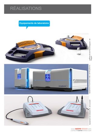 RÉALISATIONS
Equipements de laboratoire
paillassedetesthématologiques-sté
Diagast
équipementd’inactivationvirale-stéMacopharmaéquipementdetraitementIR-stéLuxomed
 
