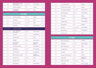30/10
03/11
10/11
13/11
17/11
10/11
13/11
18/11
jeux de société
jeux de société
atelier
lectures
projection
lectures
sélection
exposition
atelier
spectacle
jeux de société
atelier
jeux vidéo
lectures
rencontre
rencontre
rencontre
atelier
30/10
du 02/11 au 20/11
du 10/11 au 04/12
10/11
17/11
Page 22
Page 33
Page 32
Page 33
Page 34
Page 34
Page 36
Page 18
Page 20
Page 35
Page 18
Page 34
Page 35
Page 21
Page 18
Page 35
Page 20
Page 21
06/11
06/11
10/11
13/11
19/11
Racontines effrayantes
Des BD en Préhistoire
Anuki : exposition BD
des tout-petits
Parents-enfants :
goûter philo
Blanche-neige et Cendrillon
Les loups-garous
de Thiercelieux
Escape-Game
Ulysse
Ulysse
Angerville
Morigny
Ulysse
Diane-de-Poitiers
Diane-de-Poitiers
Espace S.Veil
Angerville
Angerville
Diane-de-Poitiers
Diane-de-Poitiers
Diane-de-Poitiers
Ulysse
Ulysse
Diane-de-Poitiers
Ulysse
Diane-de-Poitiers
Diane-de-Poitiers
Diane-de-Poitiers
Tricot’aime
À la découverte d’Anuki
Cinémôme : BD
Atelier jeux de société
Initiation Manga
B1bliOGam3s
Les p’tites oreilles
Goûter-philo
#Hack@ctu
Parlons bouquins
Atelier d’écriture
NOVEMBRE
du 10/11 au 01/12 Des pages et des bulles
DÉCEMBRE
20/11
01/12
04/12
27/11
24/11
lectures
jeux vidéo
spectacle
lectures
atelier
atelier
spectacle
rencontre
atelier
atelier
jeux de société
rencontre
atelier
jeux de société
atelier
atelier
lectures
conférence
lectures musicales
20/11
24/11
02/12
03/12
24/11
Page 36
Page 20
Page 36
Page 35
Page 38
Page 39
Page 37
Page 21
Page 37
Page 21
Page 39
Page 18
Page 37
Page 37
Page 38
Page 18
Page 21
Page 18
Page 38
20/11
20/11
01/12
04/12
27/11
24/11
01/12
04/12
27/11
Créer sa BD interactive
Atelier illustration BD
Au bord de la rivière Jamuna
Bouquinothème
Tricot’aime
Initiation Manga
Des histoires pour les petits
B1bliOGam3s
Loups de Noël
L’heure du conte
Morigny
Angerville
Diane-de-Poitiers
Diane-de-Poitiers
Morigny
Diane-de-Poitiers
Diane-de-Poitiers
Angerville
Morigny
Diane-de-Poitiers
Diane-de-Poitiers
Espace S.Veil
Angerville
Ulysse
Angerville
Ulysse
Ulysse
Diane-de-Poitiers
Ulysse
Théâtre
Jeux de société BD-Manga
Marie-Hélène Lafon
Atelier illustration BD
Atelier jeux de société
BD numérique
BD numérique
Les p’tites oreilles
La Question
Racontines
atelier créatif Page 32
30/10 Diane-de-Poitiers
Création de marque-pages
petits monstres
spectacle
04/12 Page 39
Salle Isis - Morigny
Loup de Noël
 