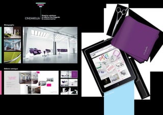 PHOTOGRAPHIE
                              CREATION
                                WEB




                                   Direction artistique
                                   et création des supports
                     CINDARELLA    de communication.


Photographie




Création catalogue




                                                                          t
                                                                       rne
                                                                   Inte
                                                              Site
 