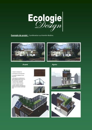 Exemple de projet : Surélévation au Kremlin-Bicêtre.




              Avant                              Après
 