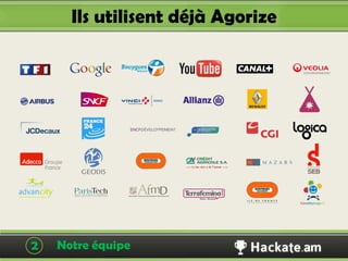 Ils utilisent déjà Agorize




2   Notre équipe             Hackateam
 