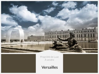 Propriété de Luxe
À vendre
Versailles
 