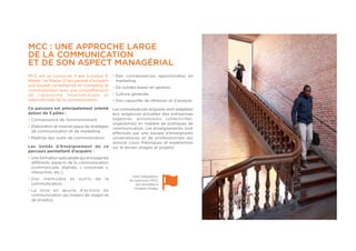 MCC - Marketing Communication Culture - IAE Lille | PDF