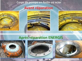 Corps de pompe en fonte ou acier
 