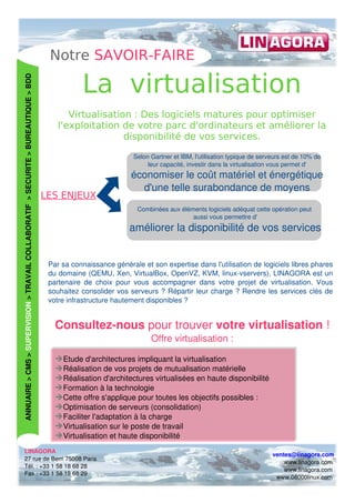 Offre Virtualisation Linagora