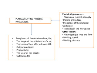 Plasma arc machining 5 unit | PDF