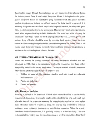 Plasma Arc Machining (Modern Manufacturing Process) | PDF