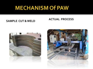 SAMPLE CUT & WELD 
ACTUAL PROCESS 
 