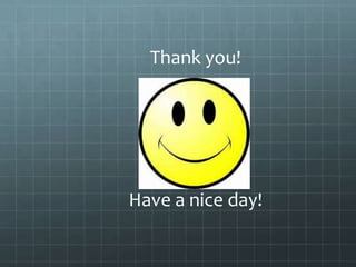 Thank you!
Have a nice day!
 