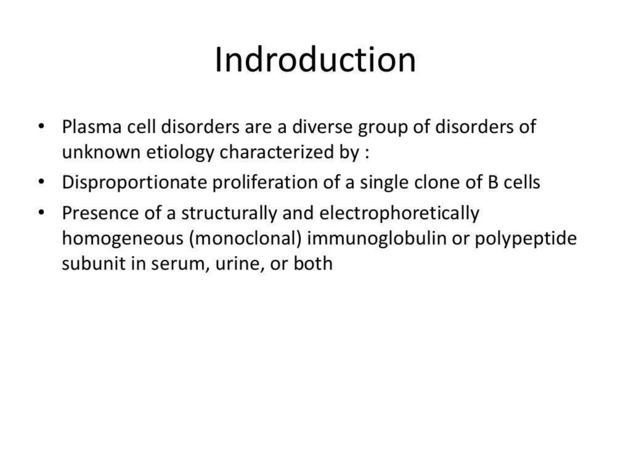 Plasma Cell Disorder pptx Plasma cell disorder pptx