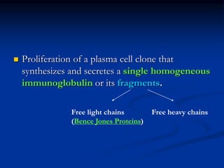 Plasma cell disorders | PPTX