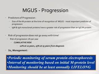 MGUS - Progression 