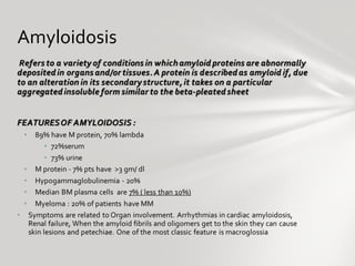 Amyloidosis  