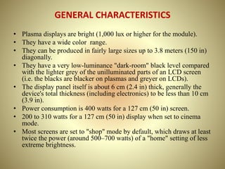 Plasmadisplay ppt | PPTX