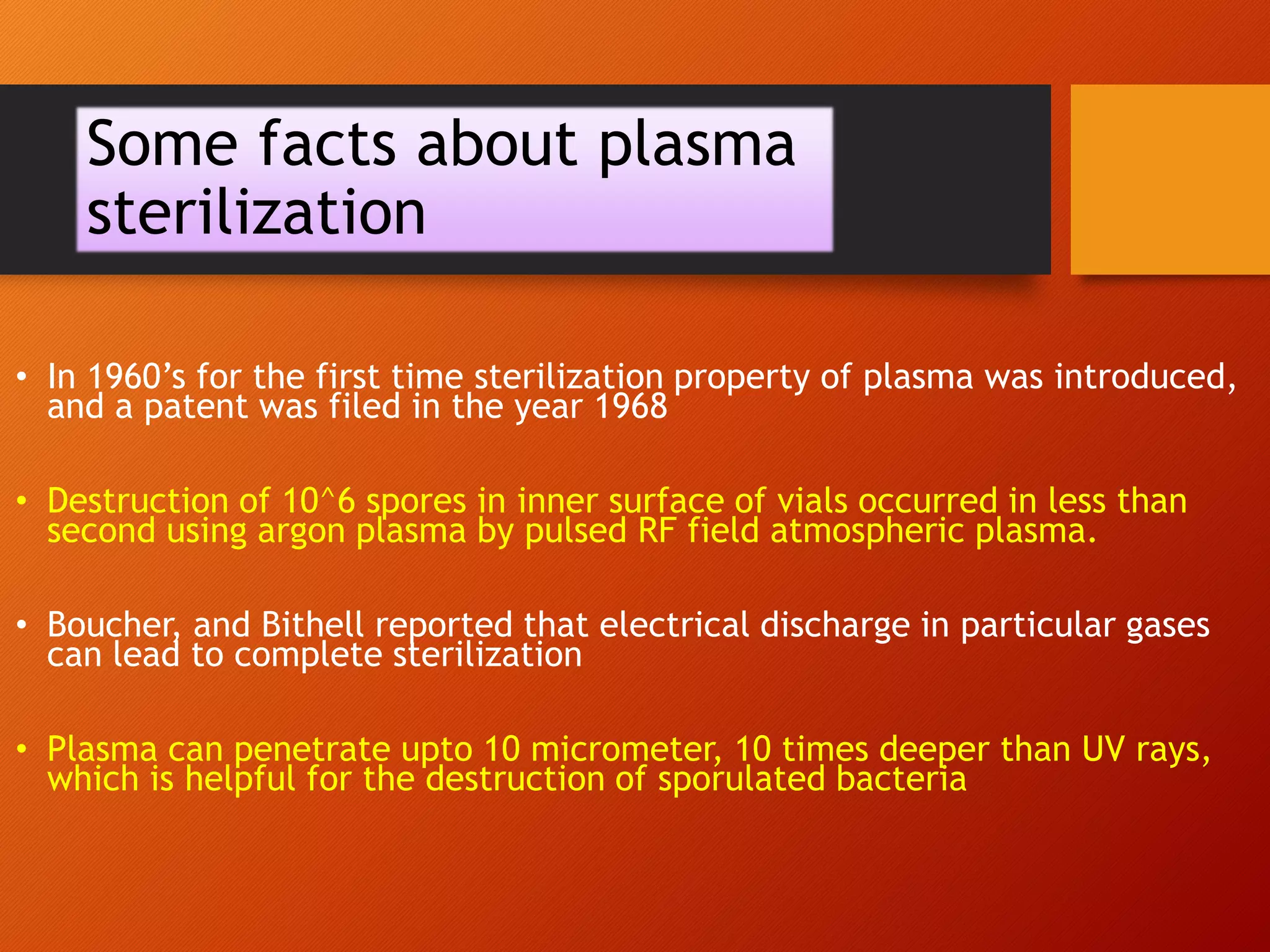 Cold Plasma processing | PPTX