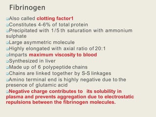 Plasma proteins by Dr Anurag Yadav
