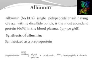 Plasma proteins class | PPTX