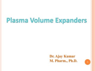 Dr. Ajay Kumar
M. Pharm., Ph.D. 1
 