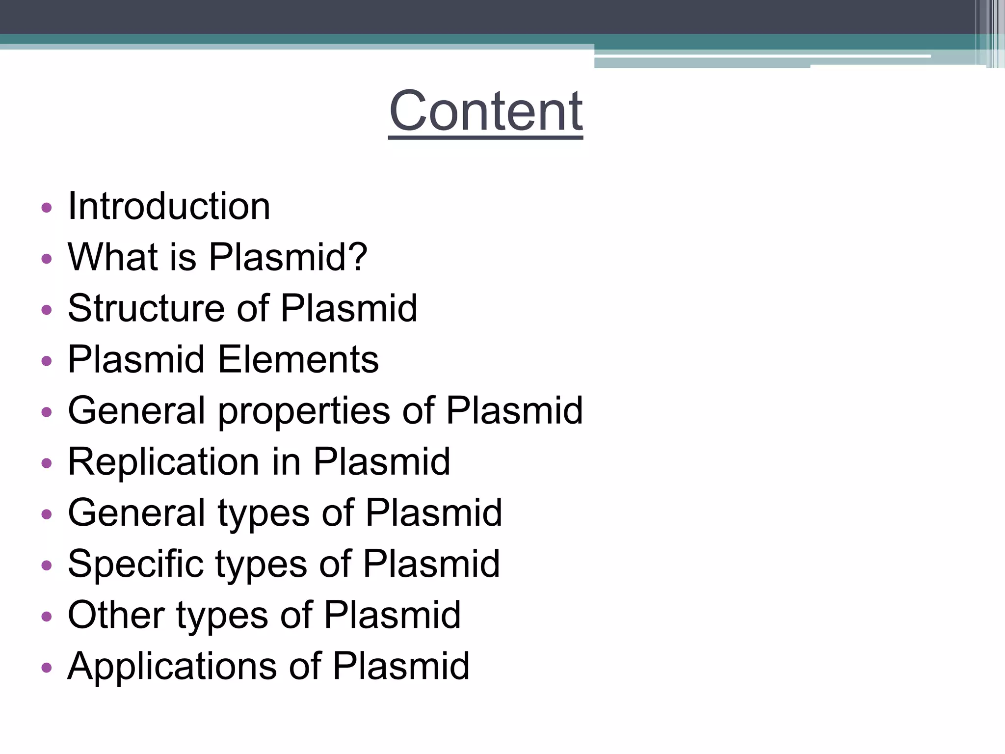 Plasmid | PPTX