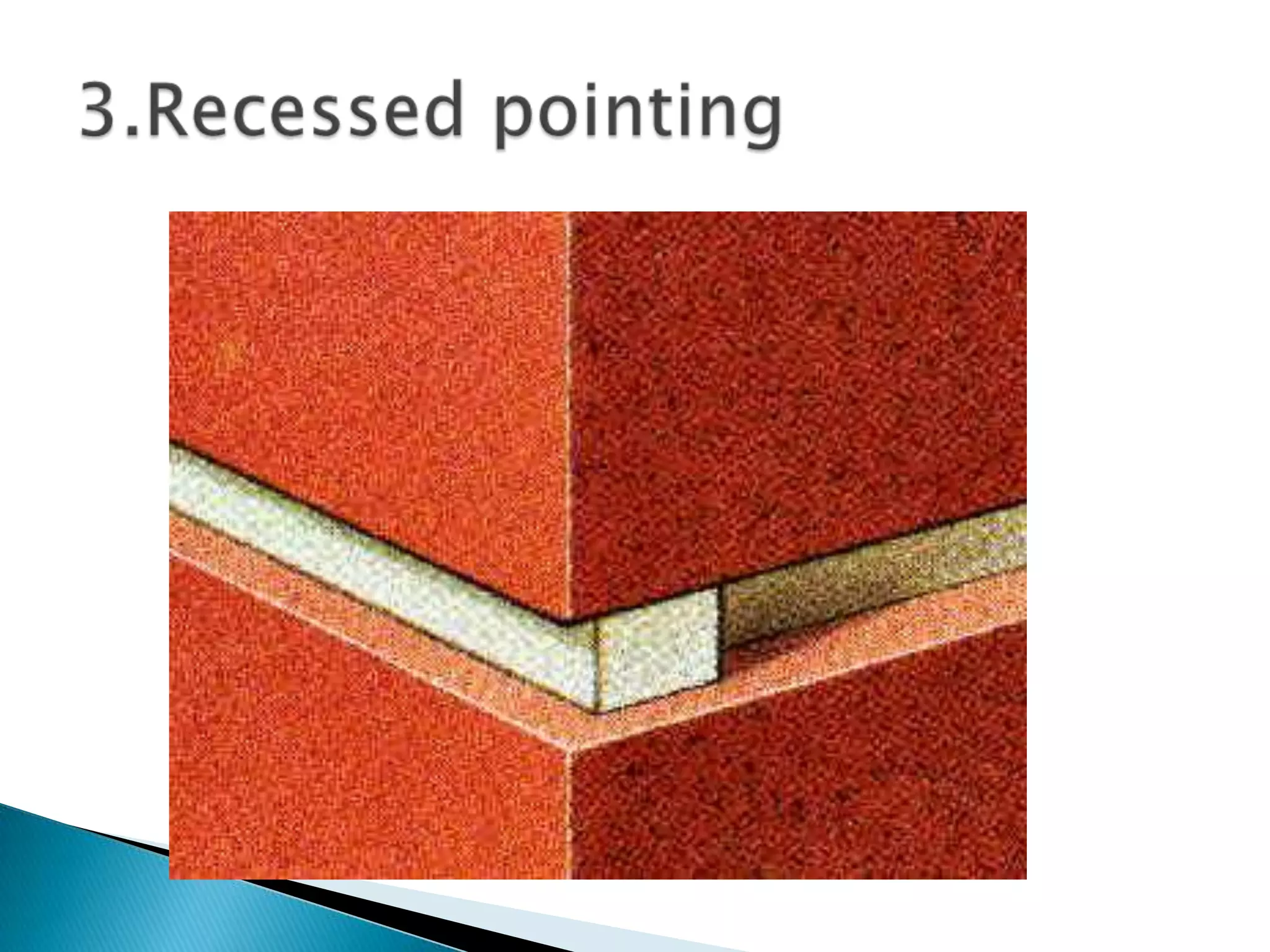 3.Recessed pointing