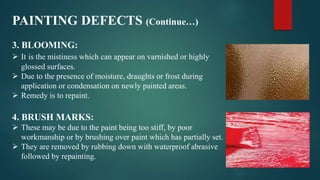 Plastering, Pointing & Painting | PPTX
