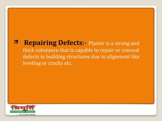 Importance of Plaster