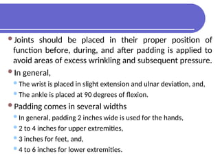 Plasters in Orthopaedics and its uses.ppt