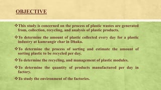 Plastic Waste Management In Dhaka City | PDF