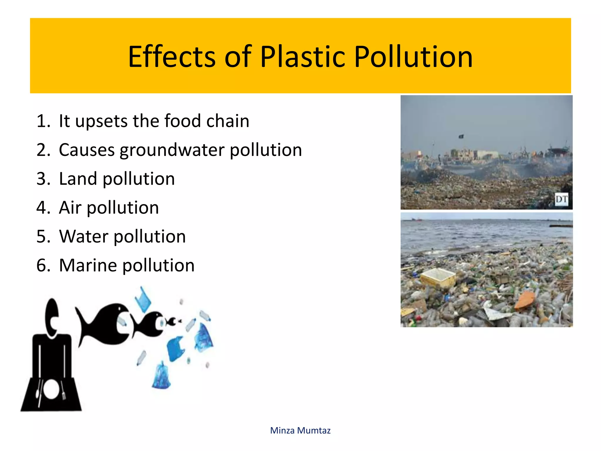 Plastic pollution- An introduction | PPTX