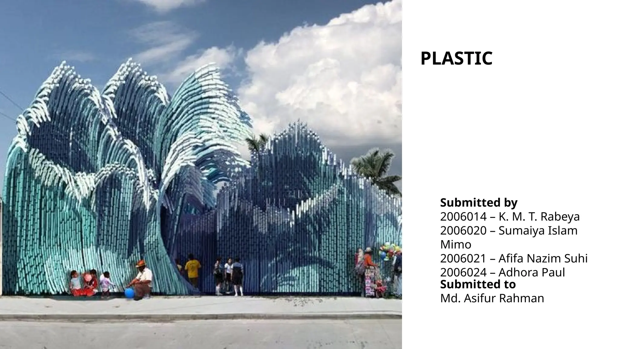 Plastic as a material and it's uses and types. | PPTX
