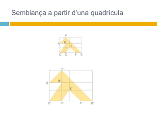 Semblança a partir d’una quadrícula
 