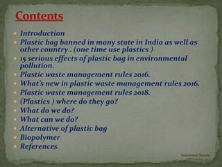Advantages and disadvantage of plastic – India NCC