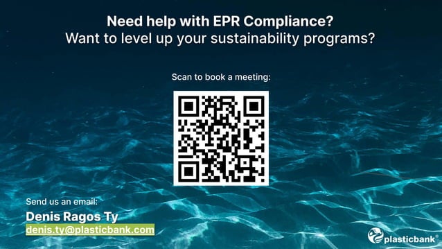 Plastic Bank Beyond Epr Sustainability Programs Pdf