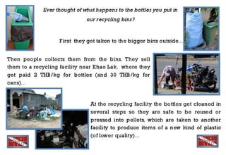 What happens to Plastic Bottles in Thailand