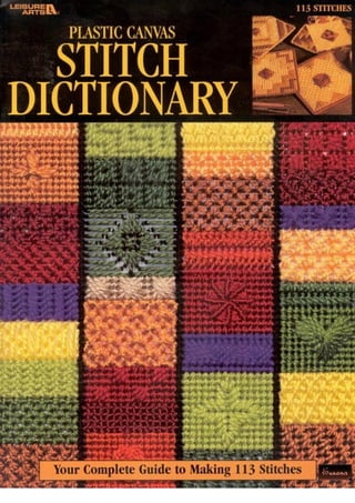 Plastic canvas   stich dictionary