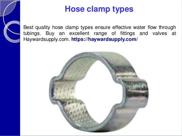 Hose clamp types