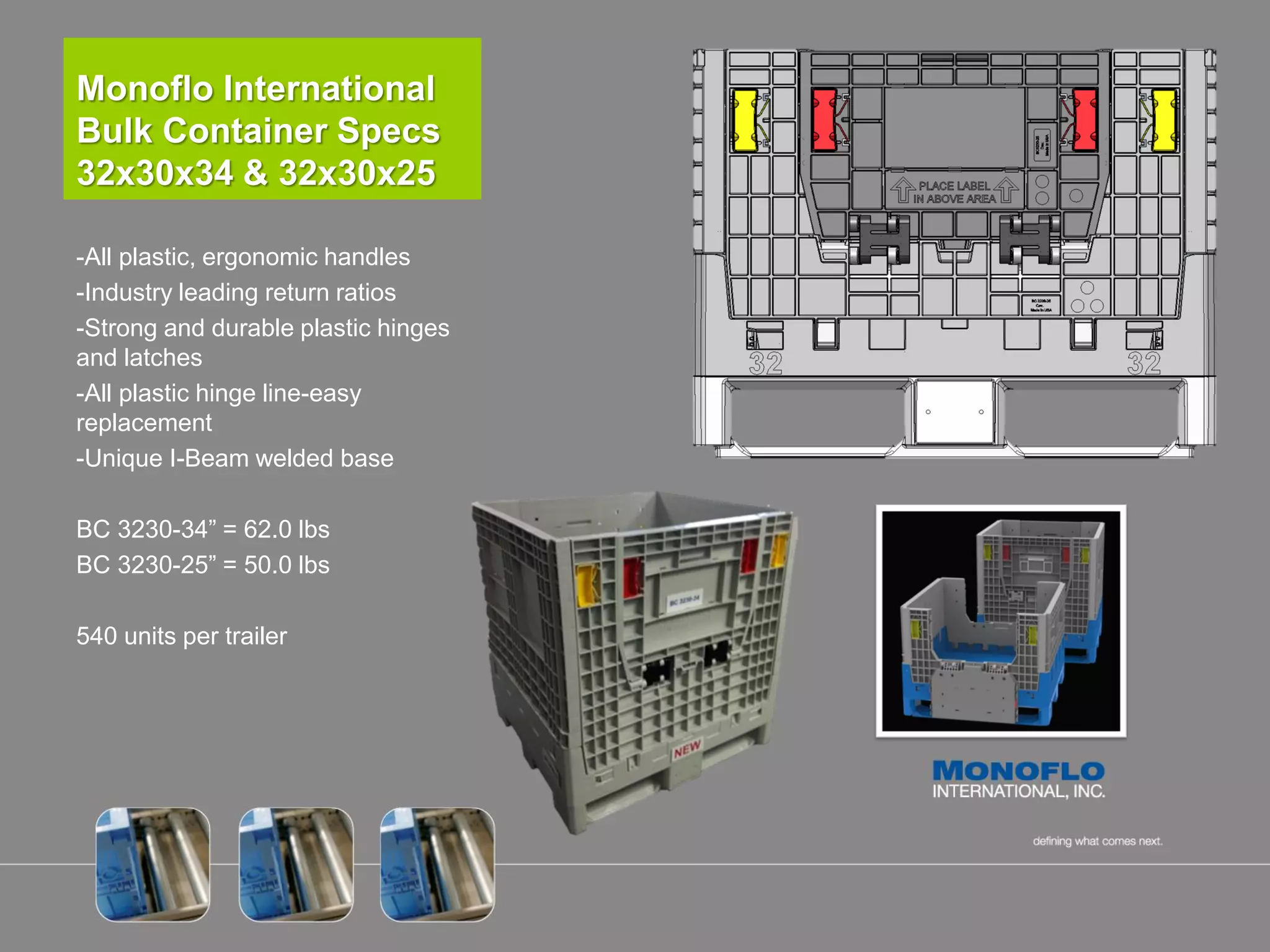 Monoflo Containers Plastic conteiners monoflo-Group O | PDF