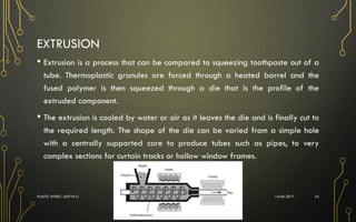 Extrusion Simple Notes Plastic Introduction to Automotive Interiors | PDF