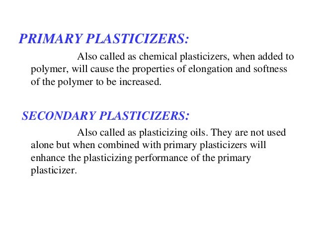 plasticizer class ppt plasticizer