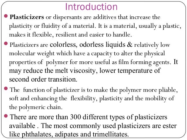 plasticizer plasticizer