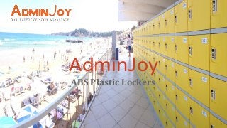 AdminJoy
ABS Plastic Lockers
 