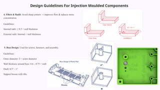 Radius Injection Comprehensive Design and Processing Parameters for Injection Molding ...