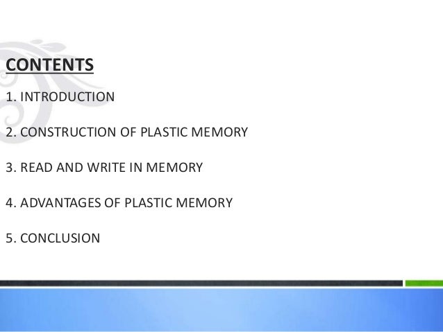 plastic memory ppt download Plastic modifications induced by object recognition memory.